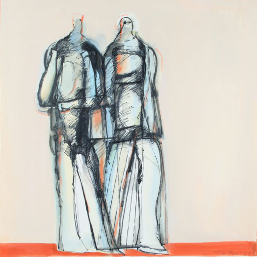 Alfred Wittwar . 1983 . Das Paar . Kunsthandel Stradmann