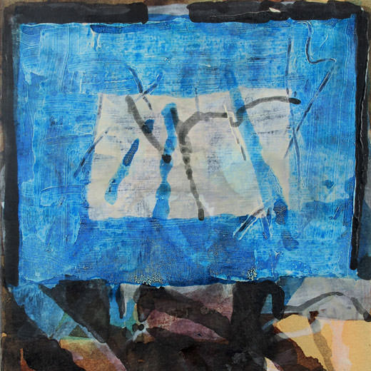 Alfred Wittwar . 2006 . Blau dominant 2 . Kunsthandel Stradmann